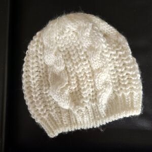 White beanie